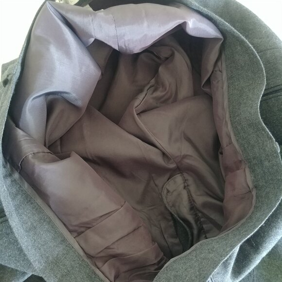 Vintage Liz Claiborne 100% wool grey pants Vintage 16 run Small - Picture 15 of 15